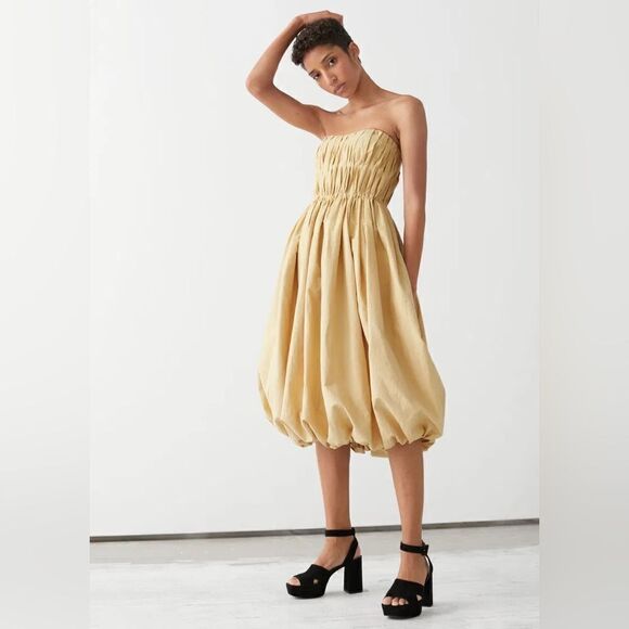 NWT & Other Stories Capsule Bustier Balloon Dress - Picture 5 of 13